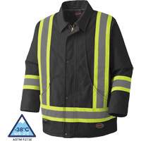 5535BKA Quilted Duck Parka, Black, X-Small Les Distributions ICE