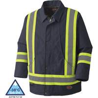 5535A Quilted Duck Parka, Navy Blue, Small Les Distributions ICE