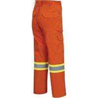 4462 Pantalon cargo de s&eacute;curit&eacute; brillant avec bande StarTech, Coton, 30, Orange haute visibilit&eacute; Les Distributions ICE