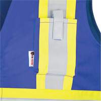 7730 FR-Tech&reg; Flame-Resistant Arc Safety Vest, Small, Royal Blue, 10 cal/cm² Les Distributions ICE