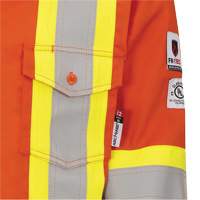 7743 Chemise de s&eacute;curit&eacute; ignifug&eacute;e FR-Tech, Petit, Orange haute visibilit&eacute; Les Distributions ICE