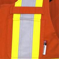 7712 Combinaison ignifuge FR-Tech, Petit, Orange haute visibilit&eacute; Les Distributions ICE