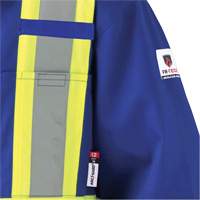 7706T FR-Tech&reg; Flame-Resistant Coverall with Leg Zippers, Size 40 (Tall), Royal Blue, 9.7 cal/cm² Les Distributions ICE