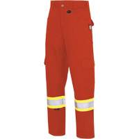 7765 Pantalon cargo de s&eacute;curit&eacute; haute visibilit&eacute; r&eacute;sistant aux arcs &eacute;lectriques FR-Tech 88/12, 30, x 32, Orange haute visibilit&eacute;, 10 cal/cm² Les Distributions ICE