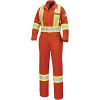 7702W FR-Tech&reg; Women's FR/Arc-Rated Coveralls, Size X-Small, High Visibility Orange, 10 cal/cm² Les Distributions ICE