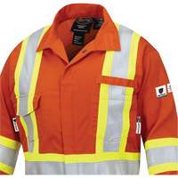 7702W FR-Tech&reg; Women's FR/Arc-Rated Coveralls, Size X-Small, High Visibility Orange, 10 cal/cm² Les Distributions ICE