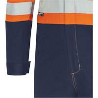 7702BB FR-Tech&reg; 2-Tone Safety Coverall, Size 36, Navy Blue/Orange, 10 cal/cm² Les Distributions ICE