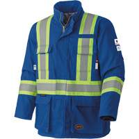 5523 Manteau de s&eacute;curit&eacute; ignifuge, Petit, Bleu royal, 58 cal/cm² Les Distributions ICE