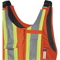 5534A Combinaison de s&eacute;curit&eacute; matelass&eacute;e ignifuge, Petit, Orange Les Distributions ICE