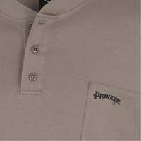 331 Chandail Henley en tricot interlock ignifuge, Petit, Beige Les Distributions ICE
