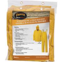 577 V&ecirc;tements imperm&eacute;ables 3 morceaux, Polyester/PVC, 6T-Grand, Jaune Les Distributions ICE