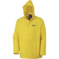 577J Veste imperm&eacute;able, Polyester/PVC, Petit, Jaune Les Distributions ICE