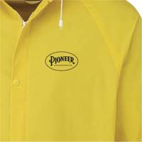 577J Veste imperm&eacute;able, Polyester/PVC, Petit, Jaune Les Distributions ICE