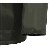 D8120J Manteau &agrave; capuchon ind&eacute;chirable Nailhead pour planteur d'arbres, Polyester/PVC, T-petit, Vert Les Distributions ICE