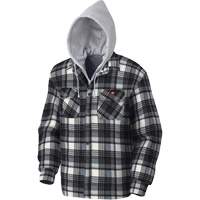 415BG Chemise &agrave; capuche matelass&eacute;e, Hommes, T-petit, Multicolore Les Distributions ICE