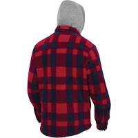 415RB Chemise &agrave; capuche matelass&eacute;e, Hommes, Petit, Multicolore Les Distributions ICE
