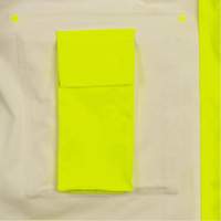 5881 FR/Arc-Rated Waterproof Rain Jacket, X-Small, High Visibility Yellow, 10 cal/cm² Les Distributions ICE