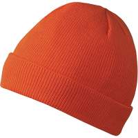 5564A Tuque doubl&eacute;e, Doublure en Acrylique, Taille unique, Orange haute visibilit&eacute; Les Distributions ICE