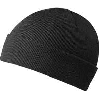 5563A Tuque doubl&eacute;e, Doublure en Acrylique, Taille unique, Noir Les Distributions ICE