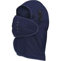 565N Doublure de casque de protection &agrave; col long, Doublure en Molleton, Taille unique, Bleu marin Les Distributions ICE