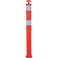 191 Poteau haute visibilit&eacute;, Orange Les Distributions ICE