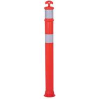 191 Poteau haute visibilit&eacute;, Orange Les Distributions ICE