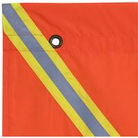 353 Flag with Reflective Tape, Polyester Les Distributions ICE