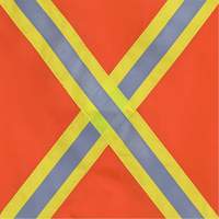 353 Flag with Reflective Tape, Polyester Les Distributions ICE