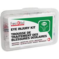 Ensemble pour les l&eacute;sions oculaires, Boîte en plastique Les Distributions ICE