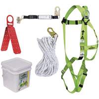 RK4-50 Compliance Fall Protection Kit, Roofer's Kit Les Distributions ICE