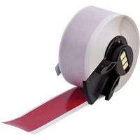 Multi-Purpose Label Tape, Vinyl, Red, 1" Width Les Distributions ICE