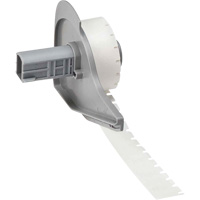 Harsh Environment Multi-Purpose Labels, Polyester, 0.35" L x 0.2" H, Black on Clear Les Distributions ICE