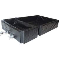 Ultra-Track Berm, 144 US gal. Capacity, 4' W x 6' L x 12" H, Foam Wall Les Distributions ICE