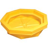 Ultra-Drum Tray sans grille, 32" lo x 32" la x 8,1" h, Cap. de d&eacute;versement 22,8 gal. US Les Distributions ICE