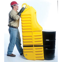Drum Dolly, 26.5" L x 26.5" W x 5" H, 800 US gal. Spill Cap. Les Distributions ICE