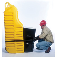 Drum Dolly, 26.5" L x 26.5" W x 5" H, 800 US gal. Spill Cap. Les Distributions ICE