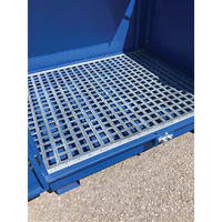 Ultra-Hard Top S4 Steel Spill Pallet, 61" L x 54.4" W x 52" H, 4700 lbs. Load Capacity Les Distributions ICE