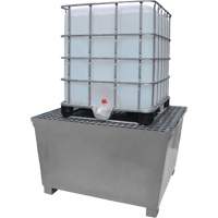 Steel Ultra-IBC Spill Pallet&reg;, 370 US gal. Spill Capacity, 57.6" x 34.7" x 56.9" Les Distributions ICE