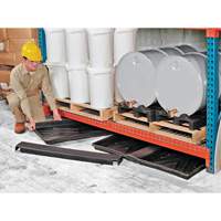 Ultra-Rack Containment Tray – plateau triple, 72" lo x 44" la x 2,8" h, Cap. de d&eacute;versement 24 gal. US Les Distributions ICE