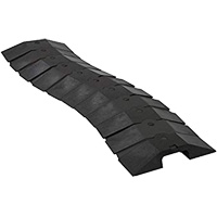 Medium Ultra-Sidewinder Cable Protection System&reg; with Endcaps, 33" x 9.8" x 1.4", 260 lbs. (0.13 tons) Les Distributions ICE