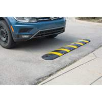 Speed Bump Kit, Rubber, 4' L x 11" W x 2" H Les Distributions ICE