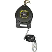 Falcon+ Edge Self-Retracting Lifeline, 50', Galvanized Steel, Swivel Les Distributions ICE