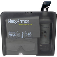 Station murale de nettoyage de lunettes, M&eacute;tal, 11,8" lo x 10,4" h Les Distributions ICE