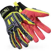 Rig Lizard&reg; 2028X Cut-Resistant Gloves, 6/X-Small, Synthetic/HPPE Palm, Elastic/Hook & Loop Cuff Les Distributions ICE