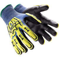 Helix&reg; 3016 Impact Gloves, 7/Small, HPPE Palm, Elastic/Knit Wrist Cuff Les Distributions ICE