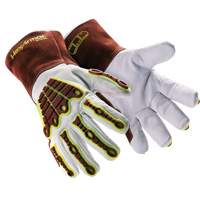 HeatArmor&reg; 5055 Welding Gloves, Grain Goatskin, Size Small/7 Les Distributions ICE