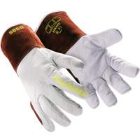 HeatArmor&reg; 5058 Welding Gloves, Grain Goatskin, Size Small/7 Les Distributions ICE