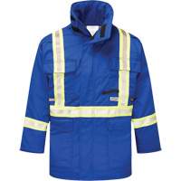 Avenger 9 oz. Flame Resistant Insulated Parka, Large (Tall), Royal Blue Les Distributions ICE