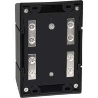 Magnetic Wall Mount Barrier with Magnetic Tape, Plastic, Magnetic Mount, 15', Black and Yellow Tape Les Distributions ICE