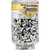 Zebras Disposable Earplugs Refill for EcoStation&reg;  Earplug Dispenser, Bulk - Canister Les Distributions ICE